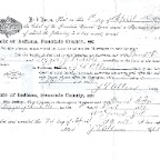 marriage license Daniel A Fox Elizabeth Jane Ricketts 
