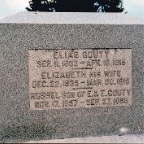 Elias Gouty tombstone 