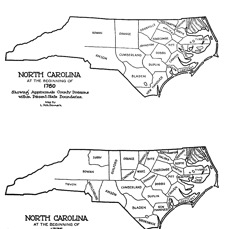 NC Map 1760 & 1775