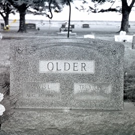 Mavis L Gouty Older tombstone 