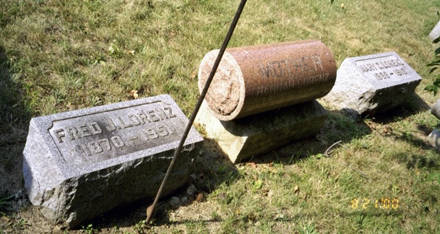 Hannah Stuebe Lorenz tombstone 
