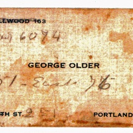 George Older business card 