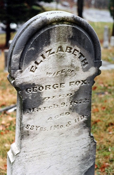 Elizabeth Ann Link tombstone 